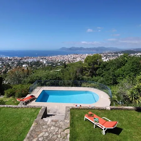 Villa Superb Les Hauts De With Pool Air Conditioning And Parking Cannes